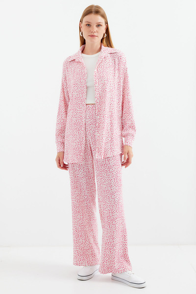 Bigdart Ροζ Πλεκτό 5858 Διπλό Σετ