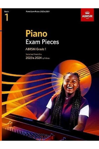 OXFORD UNIVERSITY PRESS Piano Exam Pieces 2023 & 2024 Abrsm Grade 1 Selected From The 2023 & 2024 Syllabus