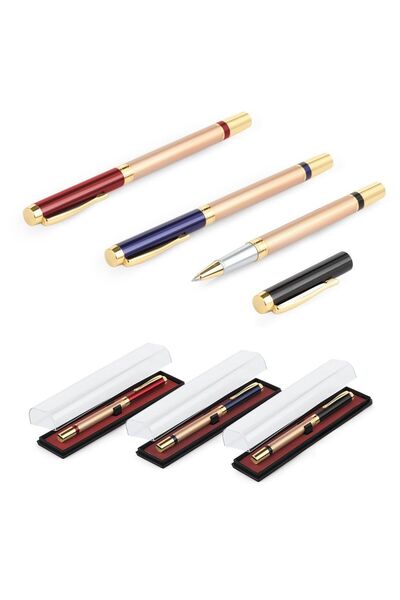 Skygo ieg ™   قلم ملون بكرة معدنية NVDN-RSIRG3465