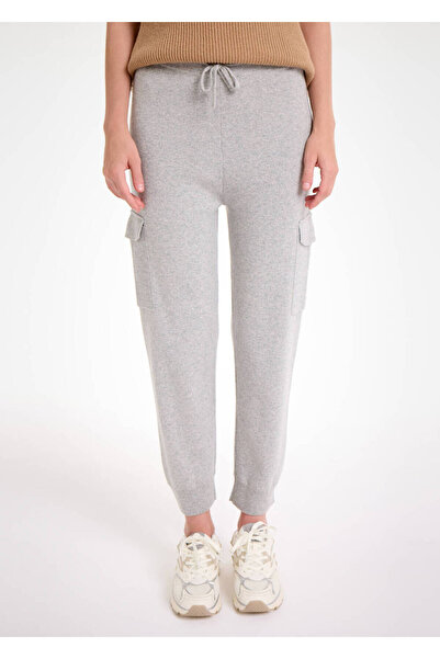 Knitss Cashmere Blended Gray Knitwear Cargo Pants