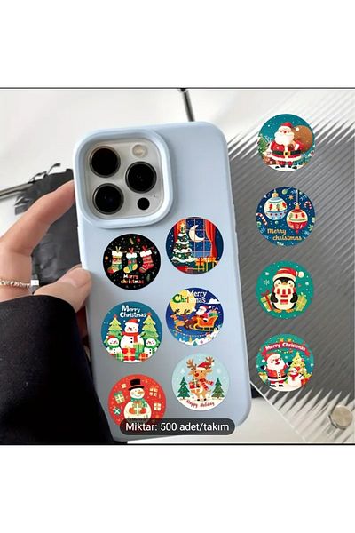 Sonic Xmas Christmas Gift - Phone Label Sticker Extracting Notebook