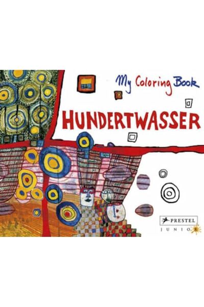 GBS Grantham Book Service Hundertwasser Colouring Book Colouring Books