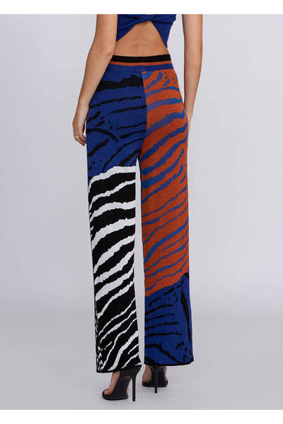 Knitss Jakar Desen Bol Kesim Triko Pantolon