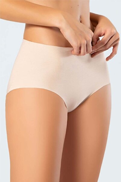 REYNEV Set de chiloți slip din 3 piese, tăiat cu laser, cu talie înaltă, negru - alb - culoarea pielii