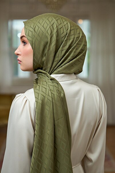 İpekhan Σμαραγδένιο Πράσινο Μεταξένιο Σάλι Ζακάρ - Summer Sparkle Collection 9015-04