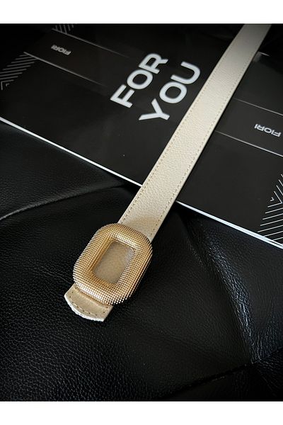 Fiori Curea de pantaloni cu cataramă aurie pentru femei, centură de haină, centură de cămașă, centură de rochie