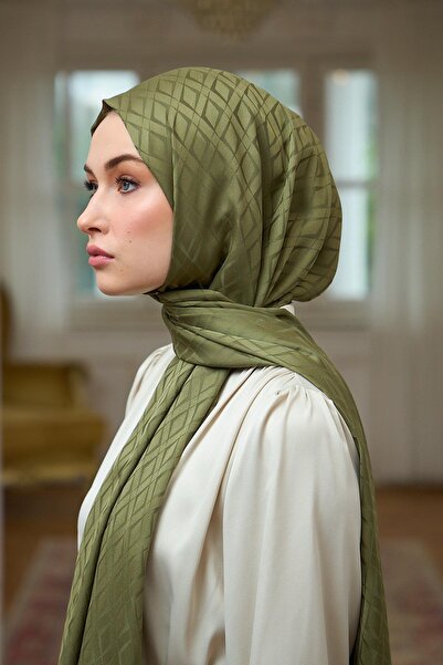 İpekhan Σμαραγδένιο Πράσινο Μεταξένιο Σάλι Ζακάρ - Summer Sparkle Collection 9015-04