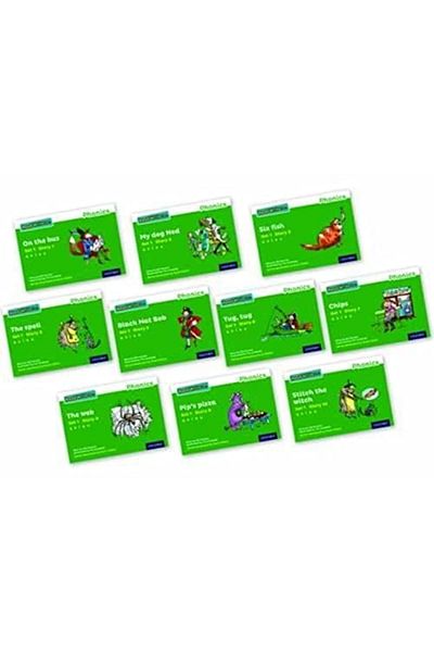 OXFORD UNIVERSITY PRESS Read Write Inc Phonics Green Set 1 Storybooks Mixed Pack Of 10