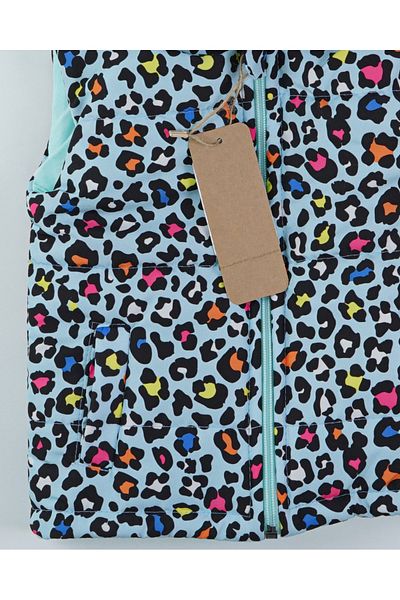 Baby Minty Girl's Leopard Patterned Vest