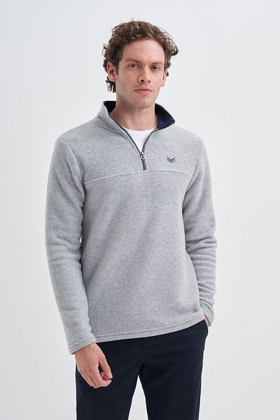Cazador CAZ 5632 - Σκι Fleece Sweat Grey Melange