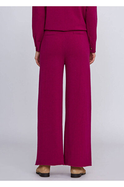 Knitss Κασμίρ Μικτό Πλεκτό Παντελόνι με κορδόνια