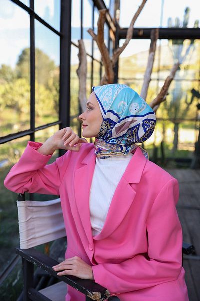 İpekhan Colectia Boheme Esarfa Moale Baby Blue 1172-15