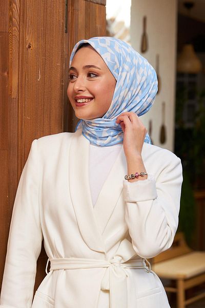 İpekhan Colorday Mono Soft Scarf Turquoise 1152-22