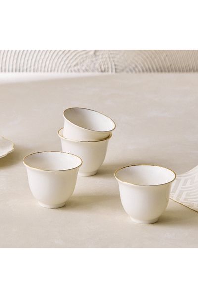 Home Box Ivory 4-Piece Cava Cup Set - 60 ml