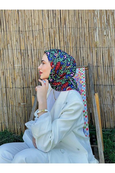 İpekhan Nature Mina Μαλακό Κασκόλ Navy Blue 1146-05