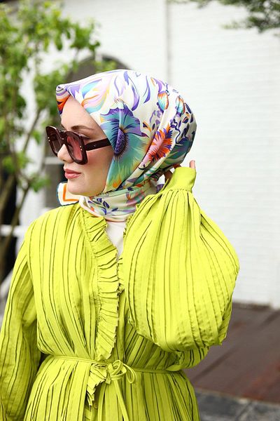 Silk Home 11430-11 Model Twill Silk Scarf