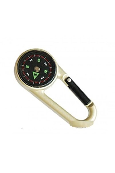 evimdeyokyok Custom Design Keychain Metal Compass
