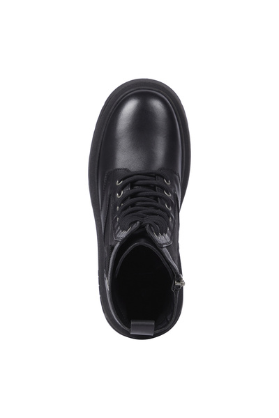 Tommy Hilfiger Black Leather Women's Boots - En0En02636Bds