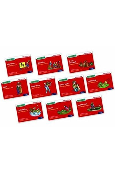 OXFORD UNIVERSITY PRESS Read Write Inc Phonics Red Ditty Books Mixed Pack Of 10