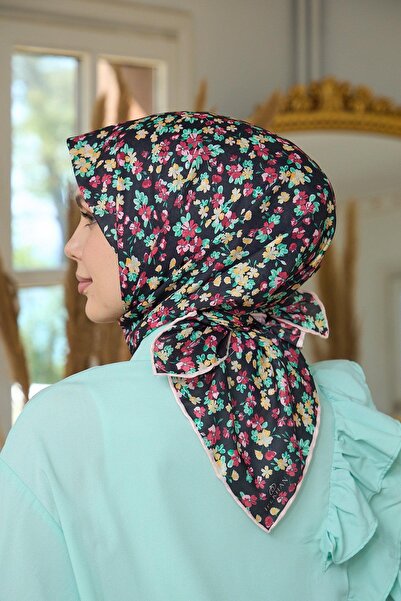 İpekhan Summer Sparkle Collection Soft Scarf Black Yellow 1191-01