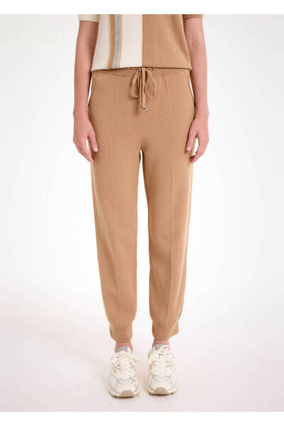 Knitss Camel Knitwear Jogger Pants