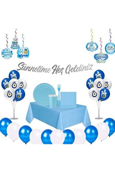 Parti Dükkanım Sünnet Süsleri Masa Süsleme Seti 13 Parça