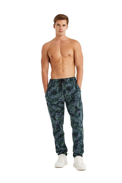 Blackspade 40629 Pantaloni de trening pentru bărbați din bumbac cu model