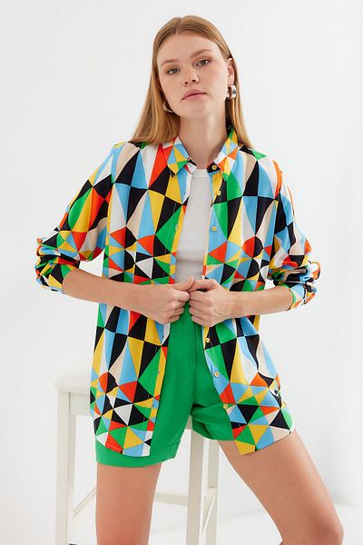 Bigdart Cămașă cu model grafic 3721 - Multicolor