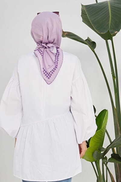 İpekhan Качині лапки Ліла Бавовна Віскоз Шарф