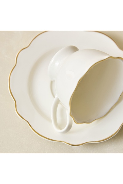 Home Box Ivory Cawa Cup and Saucer - 90 ml