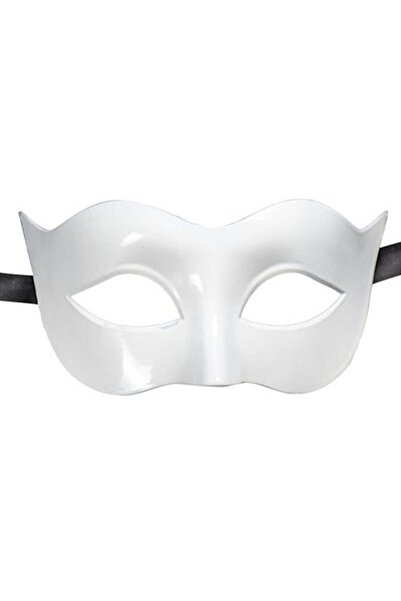 Epilons White Color Masquerade Costume Party Venetian Ball Mask Zenvia-Tg4356