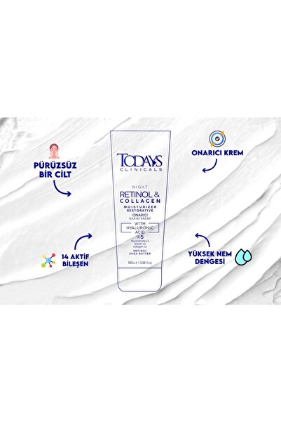 TODAYS CLİNİCALS Todays Clinicals Onarıcı Krem 100ml+De femme Saç Proteini Hediyeli