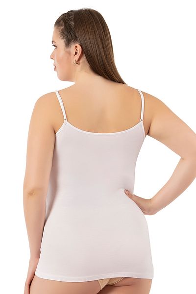 ÖZKAN underwear Özkan 25923 Tricou de damă din viscoză din satin, flexibil, moale, confortabil, mărime mare