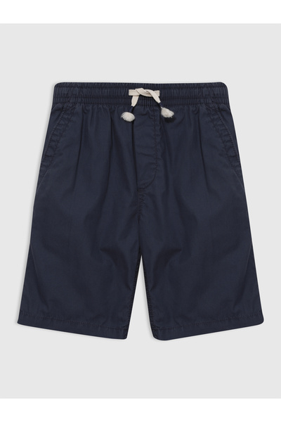 GAP Erkek Çocuk Lacivert Poplin Pull-On Şort
