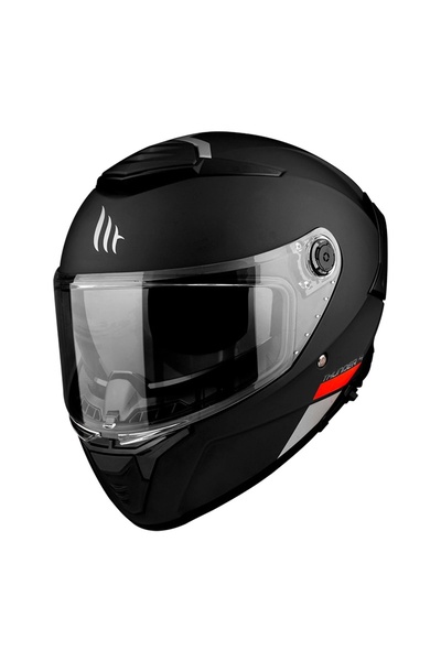 Genel Markalar Kask Thunder 4 Sv Solıd A1 Matt Black Şeffaf Vizör