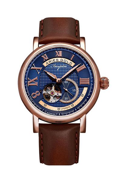 Aries Gold G 903a Rg-bu Men's Wristwatch