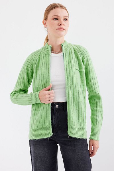 Bigdart E.Green 15880 Model pletený svetr na zip