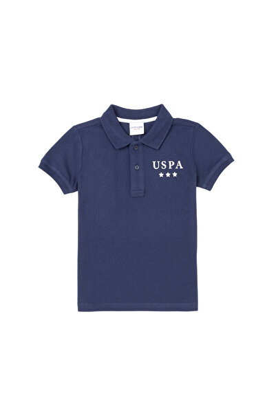 U.S. Polo Assn. تي شيرت بياقة بولو باللون الأزرق الداكن للأولاد 50288123 -VR033