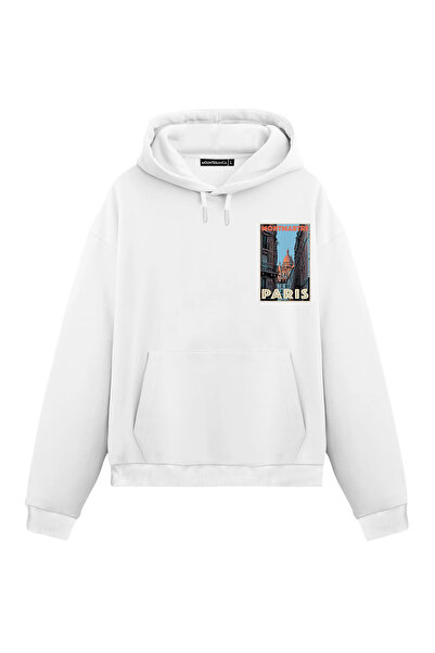 Mounte Bianca Unisex Paris - Obična majica sa kapuljačom