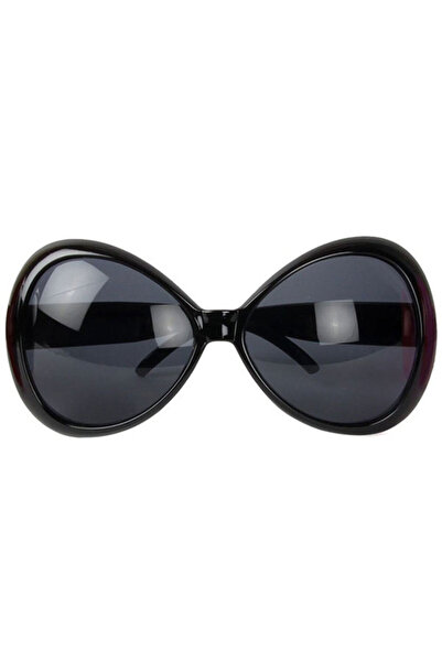 Skygo نظارات حفلات من الزجاج الأخضر باللون الأسود من السبعينيات مقاس 15 × 7 سم