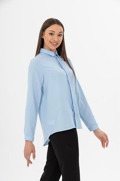 PERA MODA Cămașă Jessica scurtă în față și lungă în spate