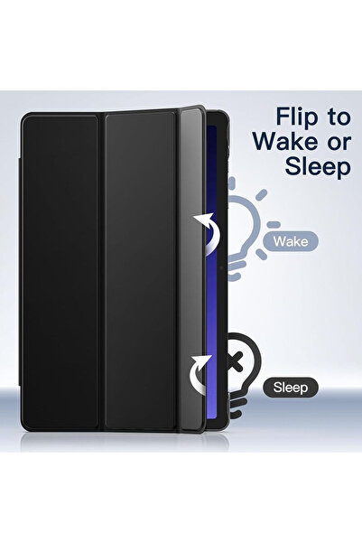 Fibaks Apple iPad Air 2 (2014) 9.7 Kılıf Smart Case Standlı 360 Tam Koruma Akıllı Uyku Modlu Kapak