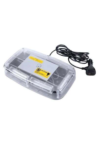 Space Çakarlı Tepe Lambası Mıknatıslı Kırmızı-kırmızı 24w 12-24v / Laık532