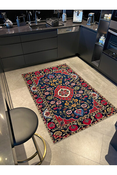 Rugs Modern Halı سجادة زخرفية عتيقة من مجموعة باريس بنمط تقليدي باللونين الأح...