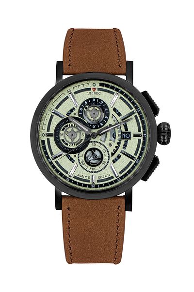 Aries Gold G 7018 Bk-beı Men's Wristwatch