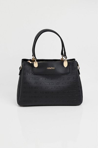 Bigdart Geanta neagra imprimata Armine - 010176