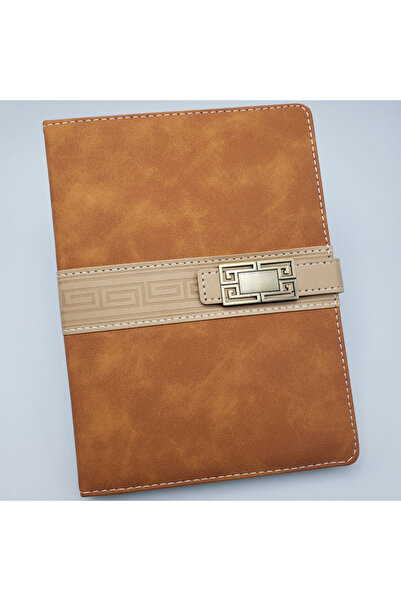 Leyaton Lwlhmrs-Ieg Ieg ™   Leather Cover Lined Notebook Tan