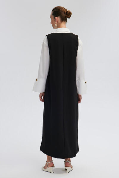 Touché Privé Crepe Gilet - Σχέδιο V-Neck