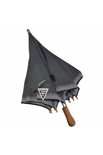 Cantayurdu Snotline 14L Omuz Askılı L5 Kadın Şemsiye Puantiyeli Siyah