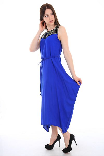 Bigdart 1512 Front Embroidered Dress - Saks